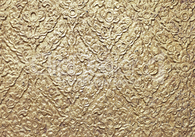 brown background with golden patterns