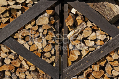 Brennholzstapel, Kaminholz