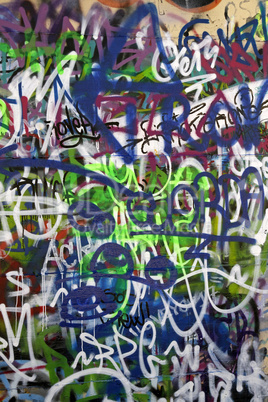 Graffiti-Malerei, Cagliari, Sardinien
