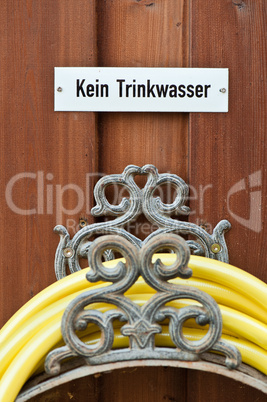 Kein Trinkwasser