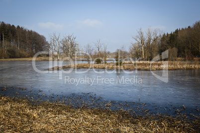 frozen lake