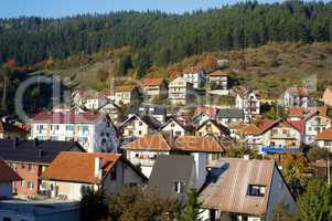 Serbian mountain village