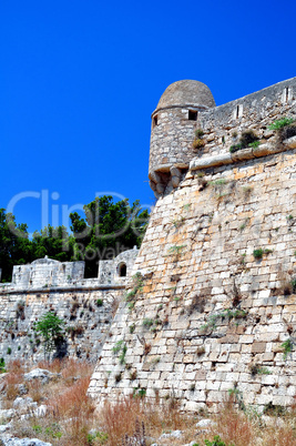 Fortetza: Venetian fortress in Rethymno, Crete.