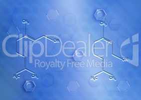 Abstract chemistry background