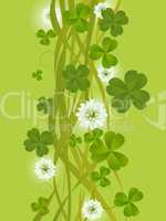 Clovers background