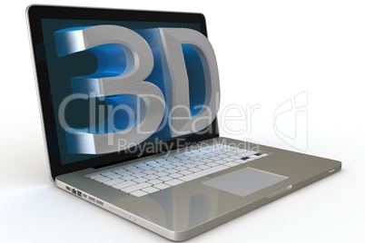 laptop with 3d display