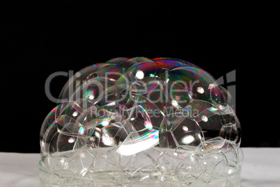 lot of bubbles