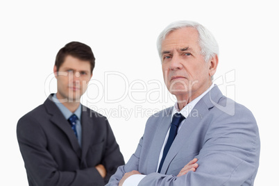 Close up of businessmen with arms folded Close up of businessmen with arms folded