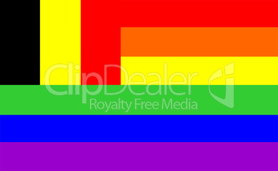 gay flag belgium