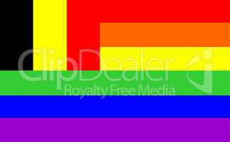 gay flag belgium