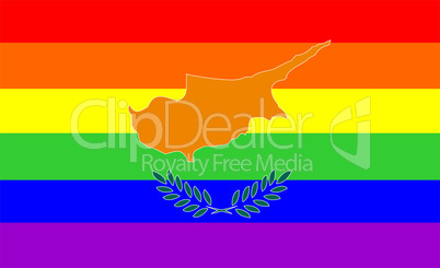gay flag cyprus