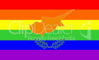 gay flag cyprus