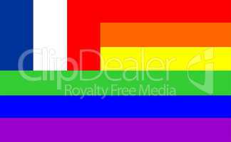 gay flag france