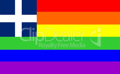 gay flag greece