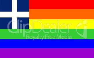 gay flag greece