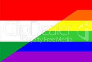 gay flag hungary