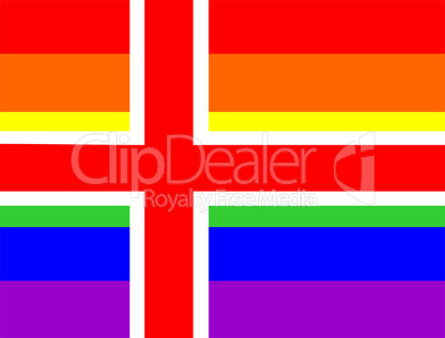 gay flag iceland