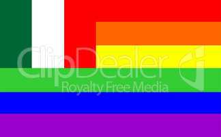 gay flag italy