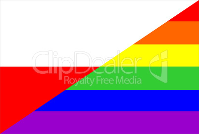 gay flag poland