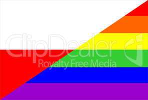 gay flag poland