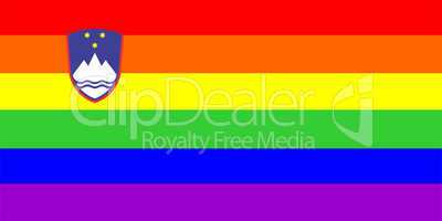 gay flag slovenia