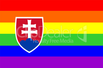 gay flag slovakia