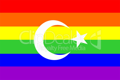 gay flag turkey