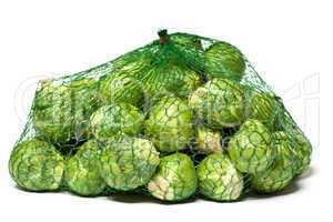 brussels sprouts cabbage packaged