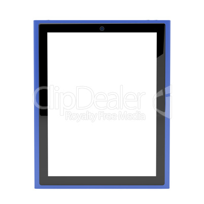 Tablet with empty screen Tablet with empty screen