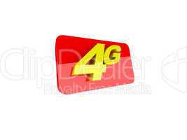 The letters 4G representing the new standard in wireless communi