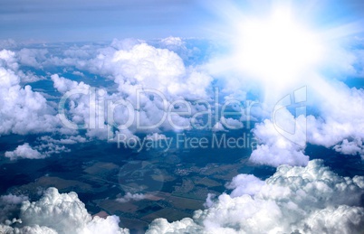 sunny sky background