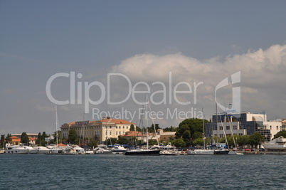 Hafen in Zadar, Kroatien