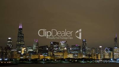 Timelapse Chicago Skyline