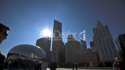 HDR Timelapse Chicago Cloud Gate