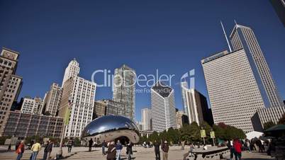 Timelapse Chicago Cloud Gate