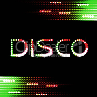 Disco lights background