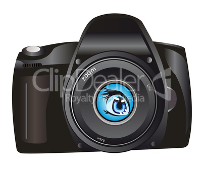 Illustration of the digital camera