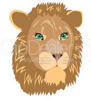 Vector illustration animal lion