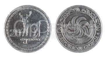 Georgian old coin (1993 year)
