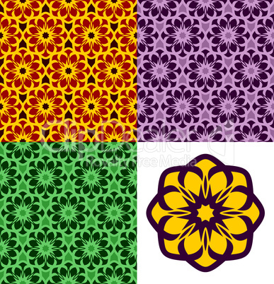 Seamless patterns.