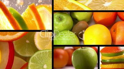 Food, Fresh fruits, composition