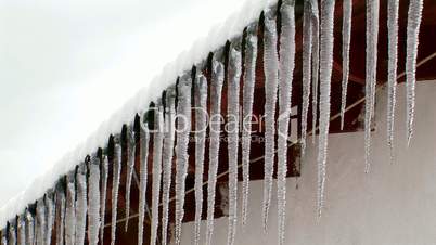 Icicles On a Roof