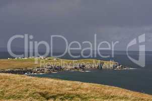 coastal landscape on scottish isle