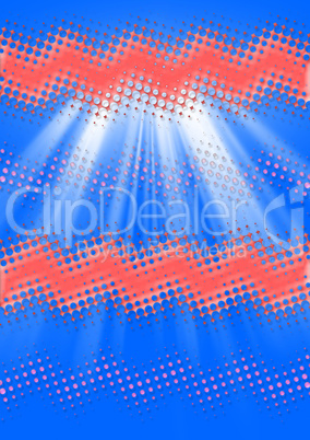 Abstract multicolored tech wave background