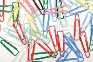 Colorful paper clips