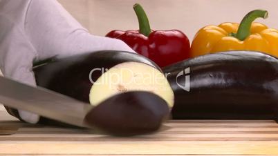 Cutting Vegetables, 3 clips