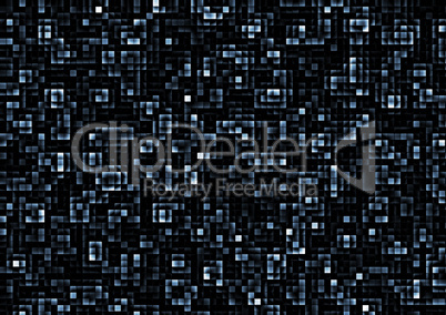 abstract background of mosaic blue tiles