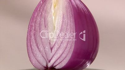 Red Onion, slow rotate