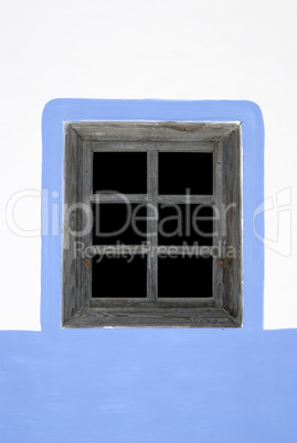 Window of old country hut