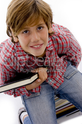 young student of school looking at camera